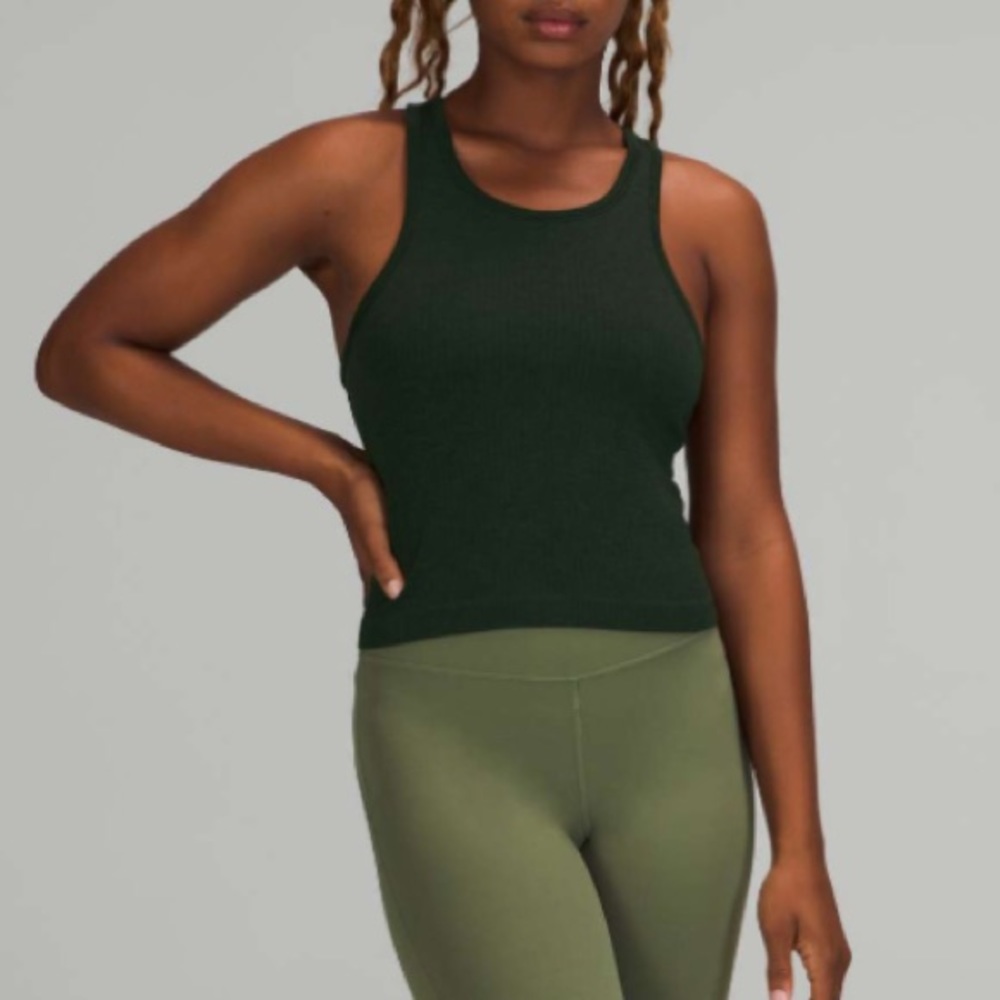 Lululemon Ebb to Street Cropped Racerback Tank Top